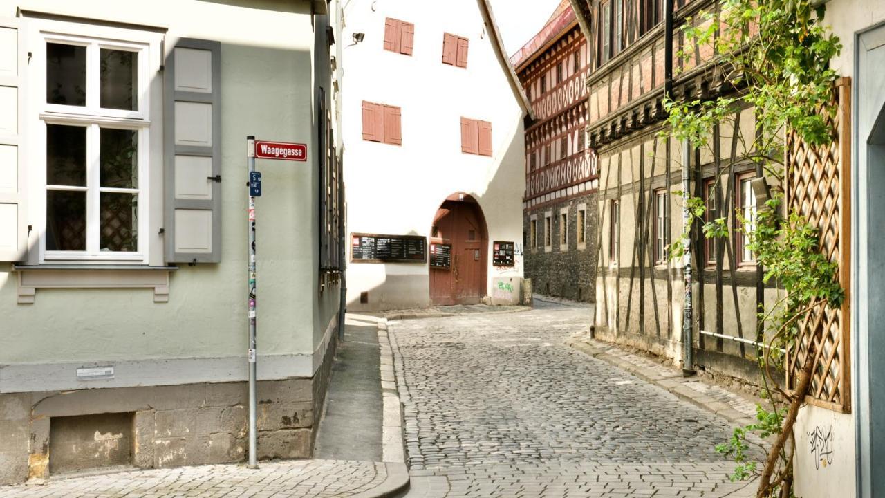 Gelber Loewe - Ferienwohnung In Der Erfurter Altstadt Ngoại thất bức ảnh